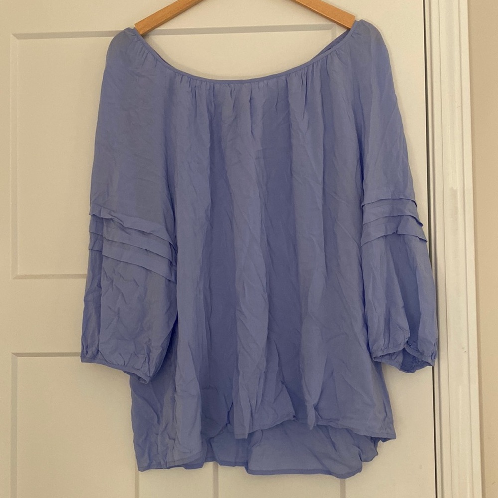 Loft Light Blue Blouse